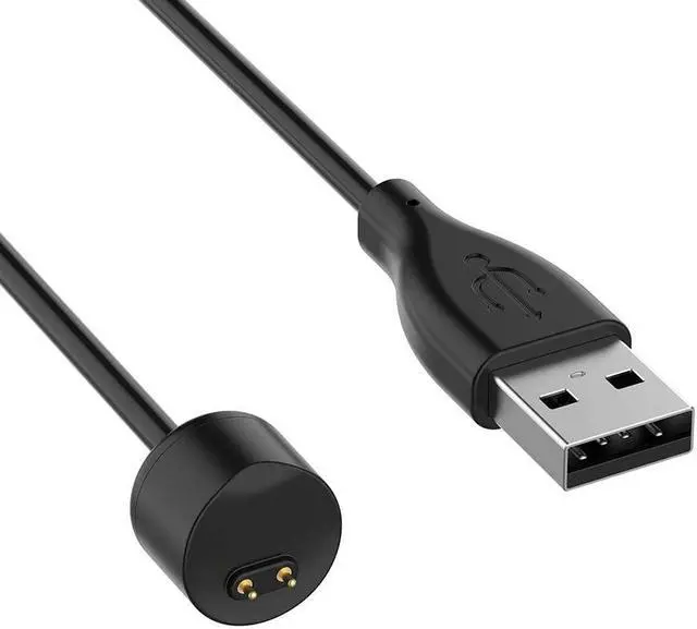 Alt view image 3 of 7 - 2-Pack Replacement Charging Cable for Xiaomi Mi Band 5 USB Charging Charger Adapter