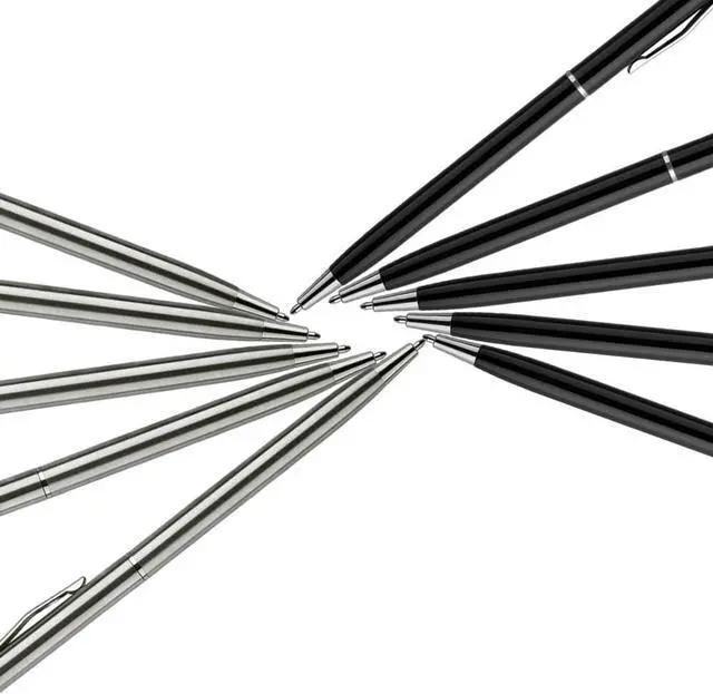 Alt view image 6 of 7 - Stylus Pen 10pcs Universal 2 in 1 Capacitive Stylus Ballpoint Pen for iPad,iPhone,Samsung,HTC,Kindle,Tablet,All Capacitive Touch Screen Device