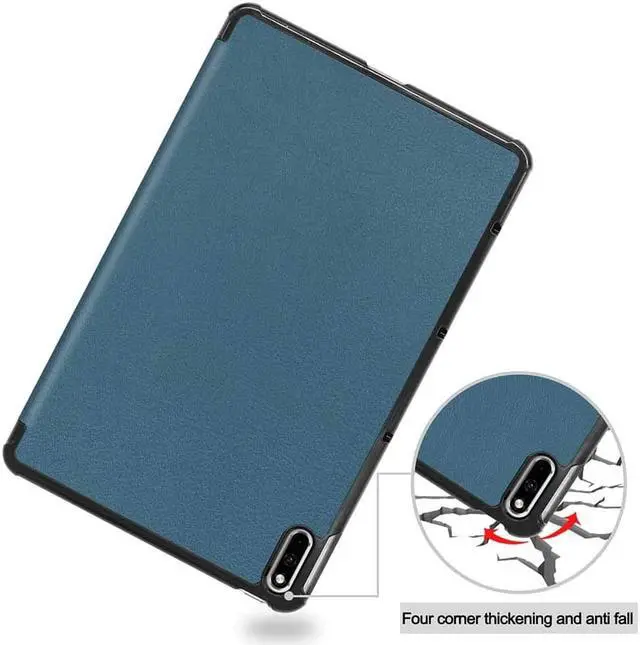 Alt view image 5 of 7 - Case for Huawei MatePad 10.4 inch 2020 (BAH3-AL00/BAH3-W09), Slim Lightweight Tri-Fold Stand Smart Shockproof Protective Cover with Auto Sleep/Wake