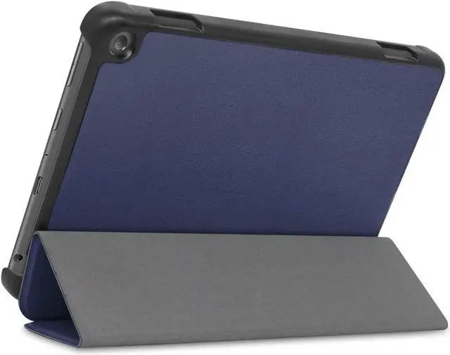 Alt view image 3 of 7 - Case for All-new Fire HD 8 Plus 2020 / Fire HD 8 2020 PU Leather Ultra Slim Case Tri-Fold Cover Protective Tablet Cover for Amazon Fire HD 8 Plus / Fire HD 8 2020 Release