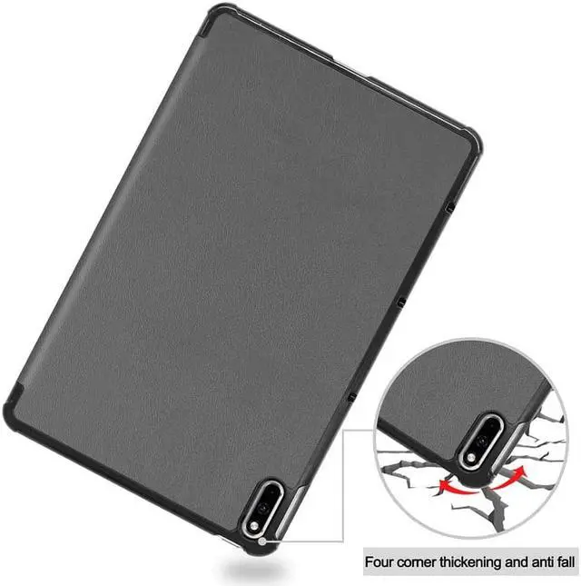Alt view image 5 of 7 - Case for Huawei MatePad 10.4 inch 2020 (BAH3-AL00/BAH3-W09), Slim Lightweight Tri-Fold Stand Smart Shockproof Protective Cover with Auto Sleep/Wake
