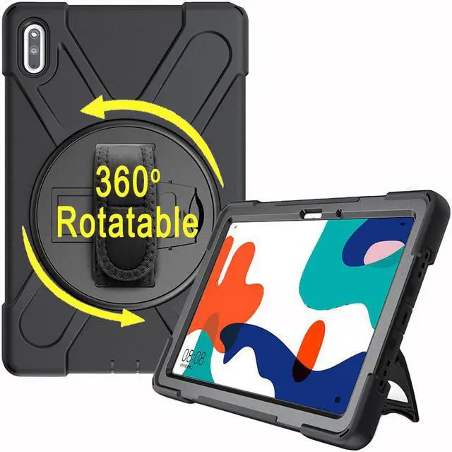 Alt view image 5 of 7 - Huawei MatePad 10.4 2020 Case with Hand Strap and Shoulder Belt Shockproof Cover for Huawei MatePad 10.4 inch 2020 Model BAH3-W09 / BAH3-AL00