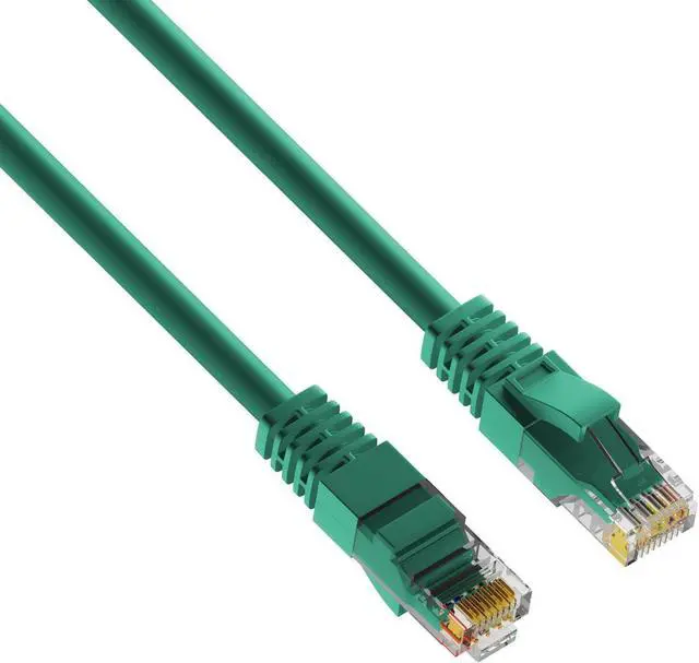 Alt view image 5 of 5 - Cat 6 Ethernet Cable - 2 Pack Cat6 Cables Green - Snagless Internet Cable Pure Copper Computer Network Patch Cord UL Listed, 26AWG - Includes Cable Ties