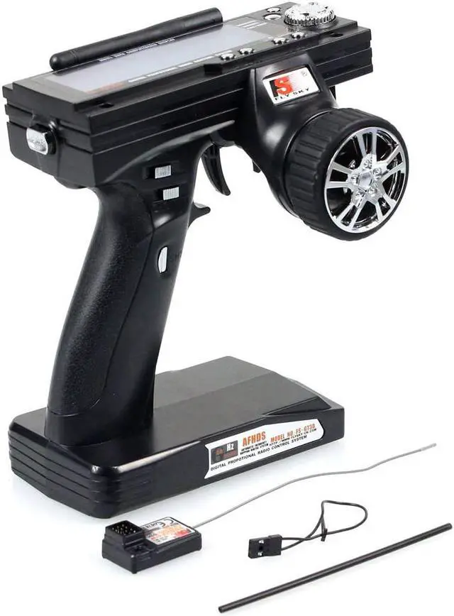 Main image of FS GT3B FS-GT3B 2.4G 3CH Gun Controller+ Receiver Transmitter for RC Car Boat