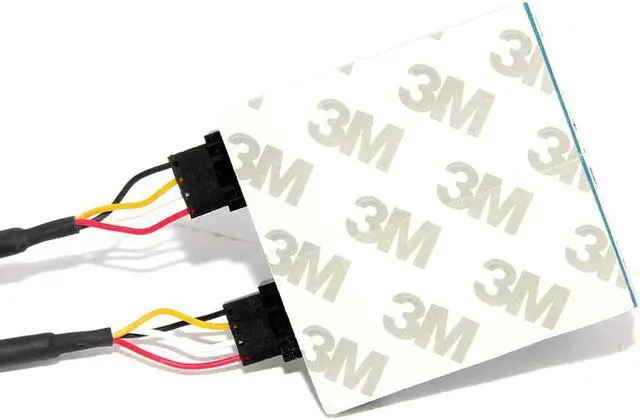 Alt view image 5 of 5 - 9pin USB Header Male 1 to 2/4 Female Extension Cable Card Desktop 9-Pin USB HUB USB 2.0 9 pin Connector Adapter Port Multilier
