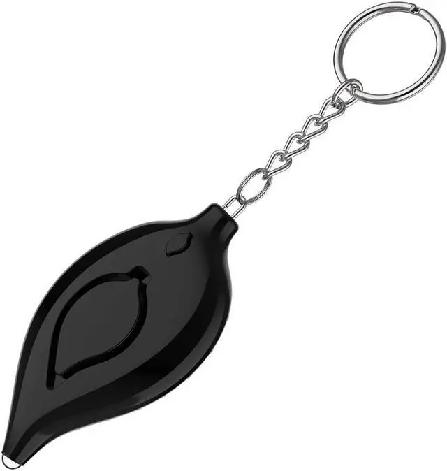 Alt view image 7 of 7 - Leaf Shape Metal Safe Sound Personal Alarm 130dB Emergency Safety and Self Defense Security Alarm Keychain with LED Light for Women, Kids, Elderly