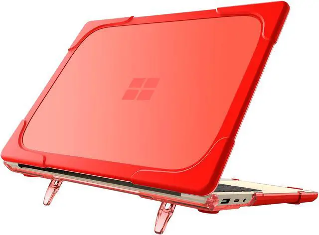 Main image of Surface Laptop 3 15 inch Case with Keyboard Cover [Heavy Duty] Slim Rubberized Shockproof Hard Cover with Fold Kickstand for Microsoft Surface Laptop 3 15 inch cover Model 1873