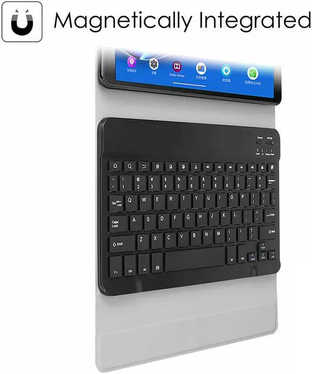 Alt view image 7 of 7 - Huawei MatePad T8 8.0 inch Keyboard Case PU Leather Tablet Cover with Detachable Bluetooth Keyboard for for Huawei Matepad T8 Model Kobe2-L03 KOB2-L09 2020