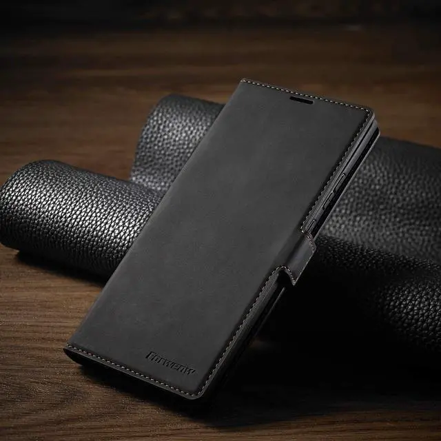 Alt view image 5 of 6 - Samsung Galaxy Note 20 Ultra 5G Case, Premium PU Leather Cover TPU Bumper with Card Holder Kickstand Hidden Magnetic Shockproof Flip Wallet Case for Samsung Galaxy Note 20 Ultra 5G