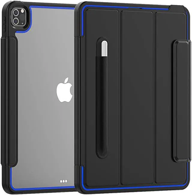 Main image of iPad Pro 12.9 inch Case 2020 2018 with Stand / Pencil Holder, Auto Wake/Sleep - Support Pencil Wireless Charging - Smart Protective Cover for iPad Pro 12.9 inch 2020 2018