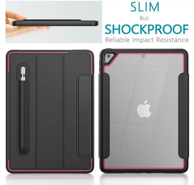 Alt view image 6 of 6 - New iPad 9.7 inch 2017 2018 Case iPad 5th 6th Generation Case Smart Magnetic Auto Sleep Wake Stand Cover