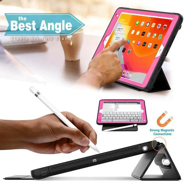 Alt view image 2 of 6 - New iPad 9.7 inch 2017 2018 Case iPad 5th 6th Generation Case Smart Magnetic Auto Sleep Wake Stand Cover