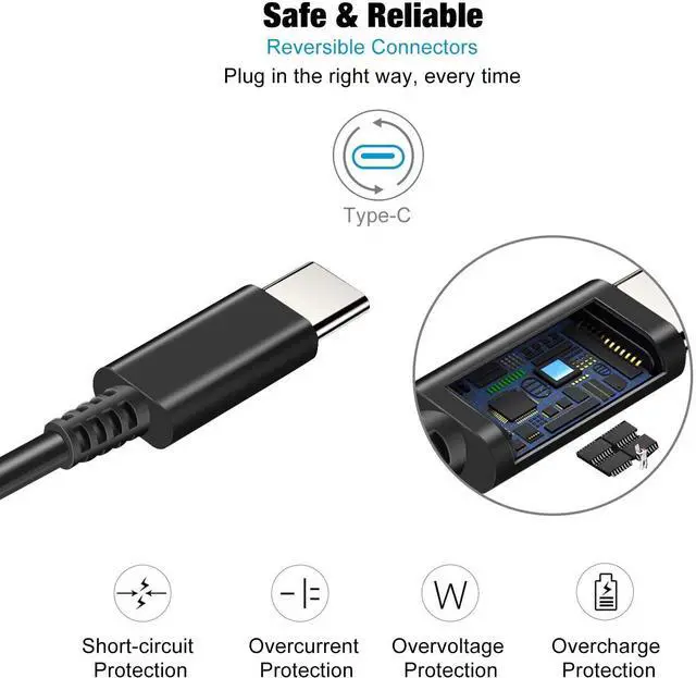 Alt view image 5 of 6 - Switch Charger for Nintendo Switch and Switch Lite Charger, AC Power Supply Adapter Compatible with Nintendo Switch, 15V/2.6A Support TV Mode, Fast Charger for Nintendo Switch