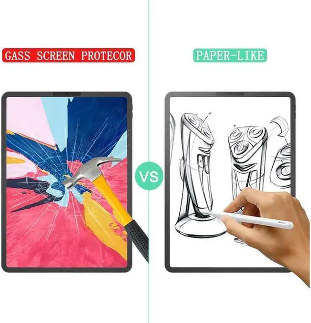 Alt view image 5 of 7 - Paperfeel Screen Protector for Galaxy Tab S6 10.5 2019 / Galaxy Tab S5e 10.5 inch 2019 Matte Screen Protector Anti Glare with Easy Installation Kit Write and Draw Like on Paper