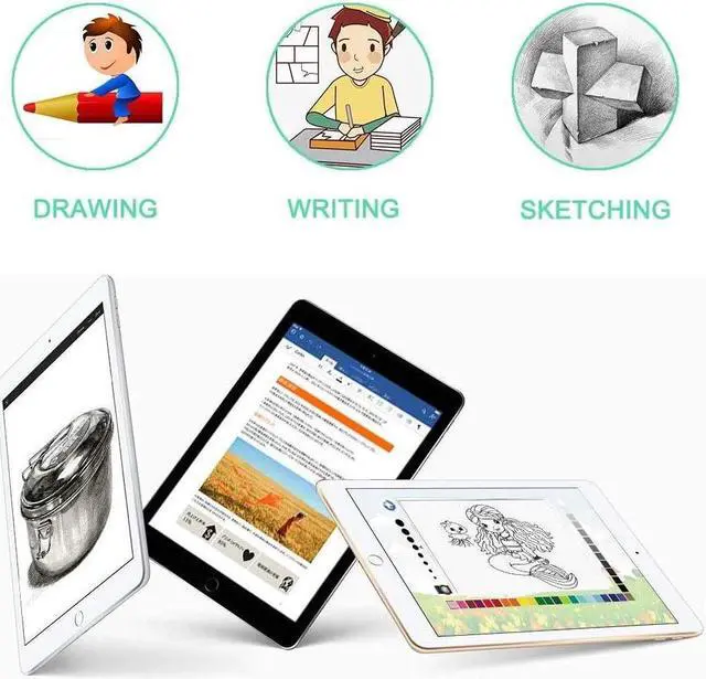 Alt view image 4 of 7 - Paperfeel Screen Protector for Galaxy Tab S6 10.5 2019 / Galaxy Tab S5e 10.5 inch 2019 Matte Screen Protector Anti Glare with Easy Installation Kit Write and Draw Like on Paper