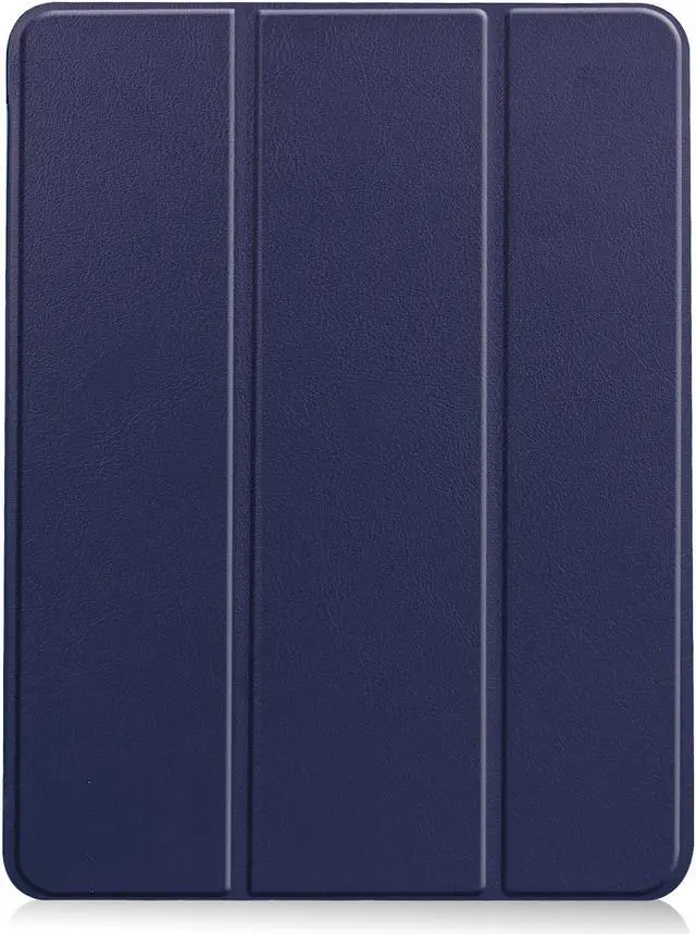 Alt view image 5 of 7 - Case for New iPad Air 5 Air 4 10.9 Inch 2022 2020 5th 4th Generation with Pencil Holder, Lightweight Soft TPU Back and Trifold Smart Protective Cover with Auto Sleep/ Wake