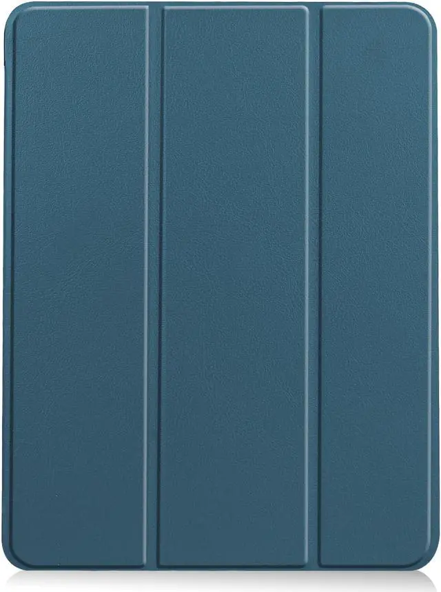 Alt view image 5 of 7 - Case for New iPad Air 5 Air 4 10.9 Inch 2022 2020 5th 4th Generation with Pencil Holder, Lightweight Soft TPU Back and Trifold Smart Protective Cover with Auto Sleep/ Wake