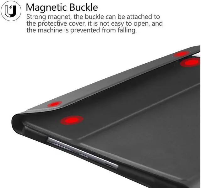 Alt view image 6 of 7 - Wireless Keyboard Case for New iPad 8 Generation 10.2 inch 2020 and iPad 10.2 inch 2019  Smart Stand Case with Detachable Keyboard for iPad 10.2 inches 2019 / iPad 8 10.2" 2020