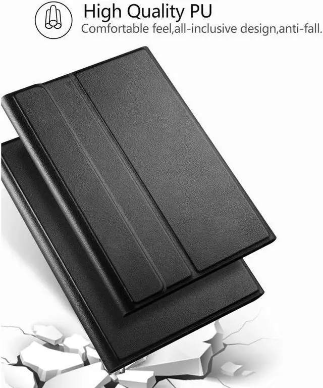 Alt view image 7 of 7 - Wireless Keyboard Case for New iPad 8 Generation 10.2 inch 2020 and iPad 10.2 inch 2019  Smart Stand Case with Detachable Keyboard for iPad 10.2 inches 2019 / iPad 8 10.2" 2020