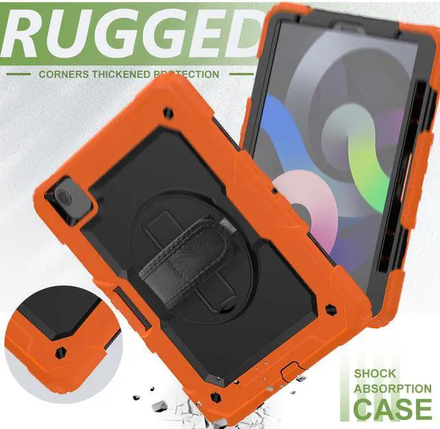 Alt view image 4 of 7 - Case for iPad Air 5 / Air 4 10.9 inch 2022 2020 and iPad Pro 11 inch 2021 2020 2018 with 360 Degree Rotating / Shoulder Strap Protective Cover