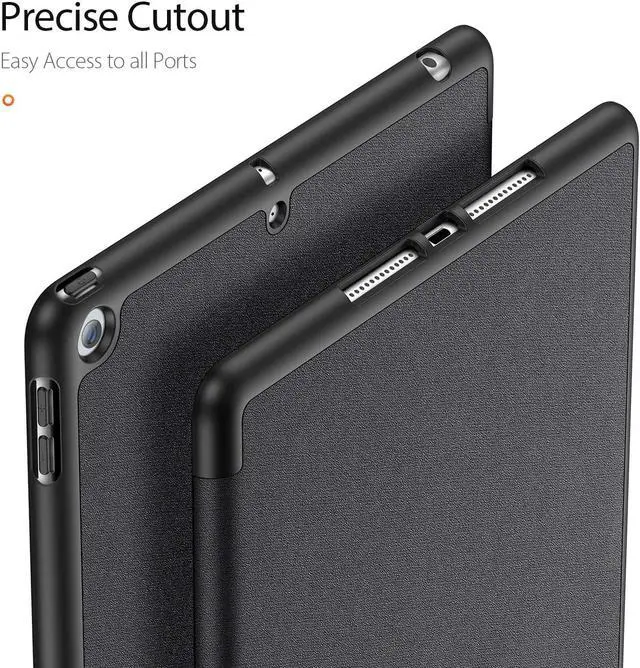 Alt view image 5 of 7 - iPad 8th Generation 2020 / iPad 7th Generation 2019 10.2 inch Case with Pencil Holder, Soft TPU Back and Magnetic Trifold Stand Cover with Auto Sleep / Wake for iPad 8 10.2" 2020 / iPad 7 10.2 2019