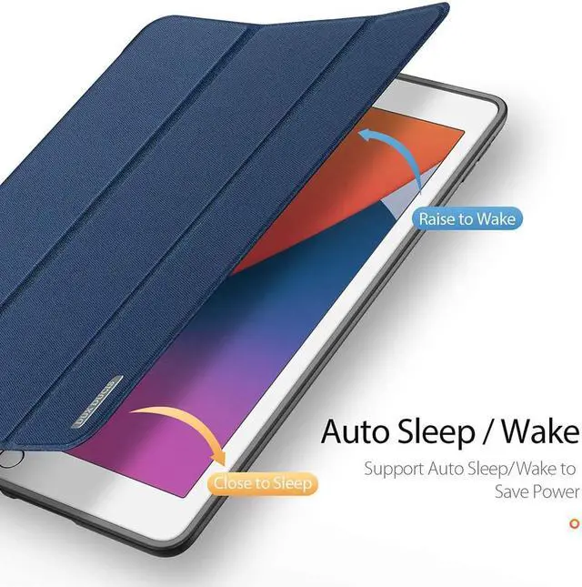 Alt view image 3 of 7 - iPad 8th Generation 2020 / iPad 7th Generation 2019 10.2 inch Case with Pencil Holder, Soft TPU Back and Magnetic Trifold Stand Cover with Auto Sleep / Wake for iPad 8 10.2" 2020 / iPad 7 10.2 2019