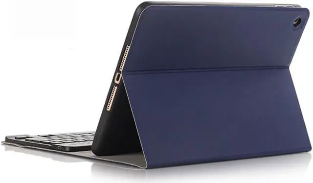 Alt view image 2 of 3 - Keyboard Case for New iPad Air 10.9 inch 4th Generation 2020, Leather Folio Smart Cover with Detachable Wireless Bluetooth Keyboard & Pencil Holder
