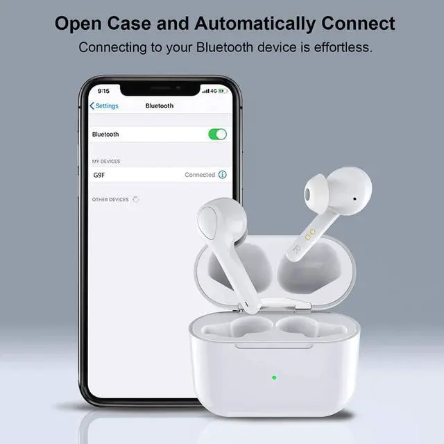 Alt view image 4 of 7 - Wireless Earbuds Bluetooth 5.0 in Ear with 40H Cyclic Playtime Bluetooth Earbuds IPX7 Waterproof Touch Control TWS Stereo Headphones Built in Mic Earphone Premium Sound with Deep Bass for Sport