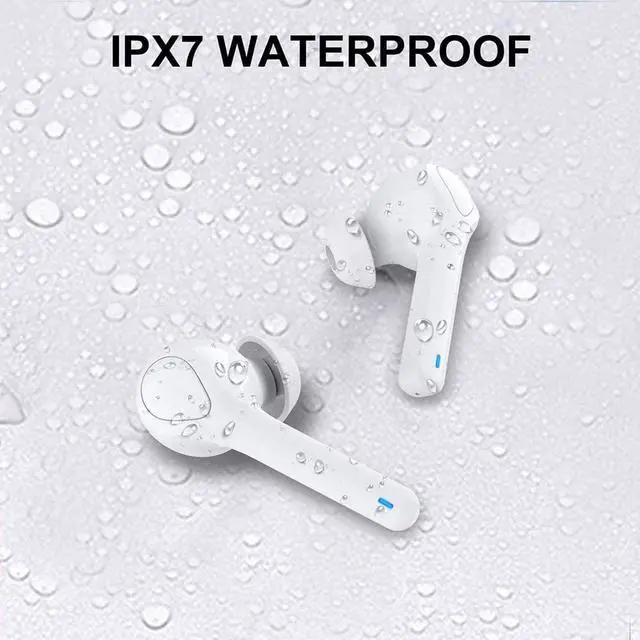 Alt view image 2 of 7 - Wireless Earbuds Bluetooth 5.0 in Ear with 40H Cyclic Playtime Bluetooth Earbuds IPX7 Waterproof Touch Control TWS Stereo Headphones Built in Mic Earphone Premium Sound with Deep Bass for Sport