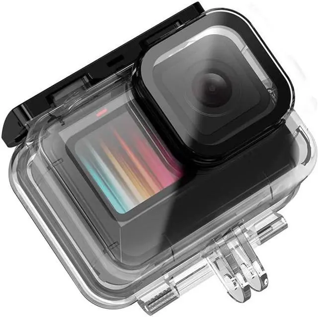 Alt view image 6 of 7 - Underwater Waterproof Housing Case for GoPro Hero 9 Black with Quick Release Buckle & Screws and 3-Pack Red / Pink / Purple Diving Filter for Gopro Hero 9 Black Accessory