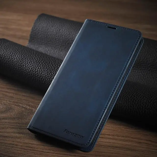 Alt view image 7 of 7 - Case for iPhone 12 Pro 6.1 inch and  iPhone 12 6.1 inch Premium PU Leather Cover with Card Holder Kickstand Shockproof Flip Wallet Cover