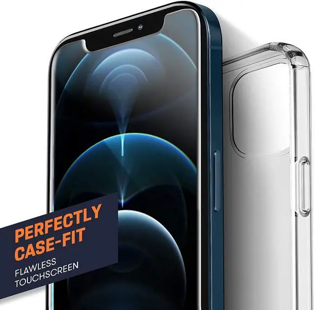 Alt view image 3 of 7 - [3 Pack] Screen Protector for iPhone 12 Pro Max 5G 6.7 inch Tempered Glass Film [Easy Installation Kit] Full Protection Durable, HD Clear, Scratch-Resistant