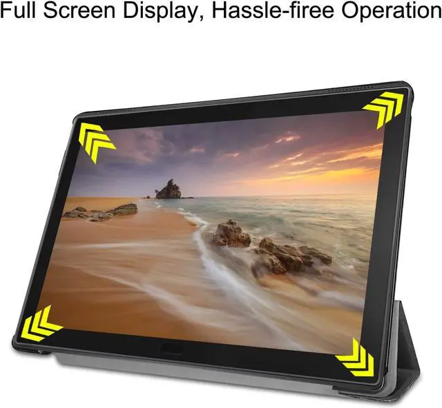 Alt view image 6 of 6 - Case for Lenovo Tab E10 ( TB-X104F ) Slim Lightweight Tri fold Stand Cover Case for Lenovo Tablet 2018 Tab E 10 10.1 Inch Display
