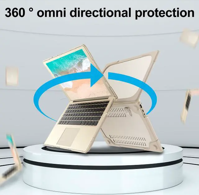 Alt view image 6 of 7 - Protective Case for Microsoft Surface Laptop 3 13.5 inch with Metal Keyboard, Heavy Duty Slim Hard Shell Cover with Fold Kickstand for 13.5 inch Surface Laptop 3 with Metal Palm Rest