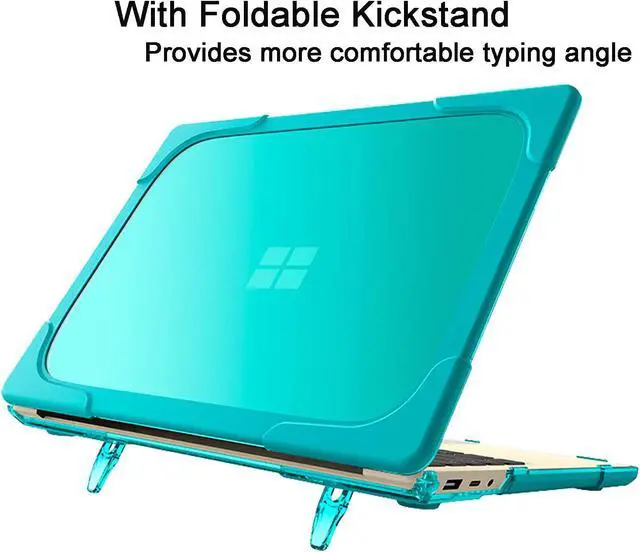 Alt view image 5 of 7 - Case for Microsoft Surface Laptop 3 - 15 inch Model 1873 (Released After Oct. 2019), Hard Shell Cover with Foldable Kickstand