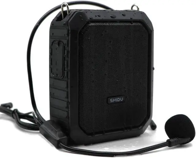 Main image of Voice Amplifier Microphone Headset 18W Portable Mini Wired PA System Waterproof Personal Speaker and Mic as Voice Amp / Recorder / Bluetooth Speaker / Powerbank for Teacher Classroom ect