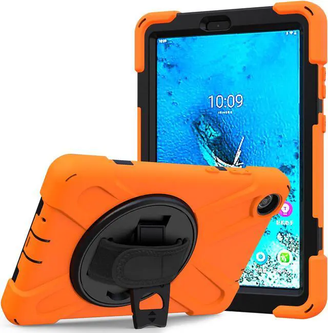 Main image of Case for Lenovo Tab M8 HD / Tab M8 HD LTE / Smart Tab M8 Case, Heavy Duty Impact Resistant Drop Protective Shockproof Cover Multi Viewing Angles Stand Hanle Hand Strap Carrying Shoulder Strap