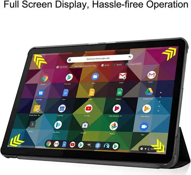 Alt view image 7 of 7 - Compatible with Lenovo IdeaPad Duet Chromebook 10.1" 2020, Shockproof Protective Cover with Auto Wake/Sleep Kickstand for Lenovo IdeaPad Duet Chromebook 10.1 Inch 2020
