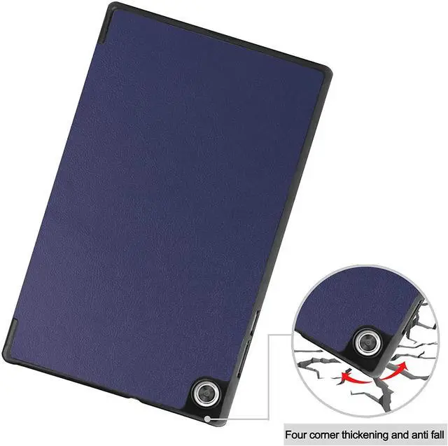 Alt view image 4 of 7 - Case for Lenovo Tab M10 HD (2nd Gen) 10.1 2020 TB-X306F, Smart Case Trifold Stand Slim Fiit Lightweight Shockproof Case Cover for Lenovo Tab M10 HD (2nd Gen) 10.1 2020