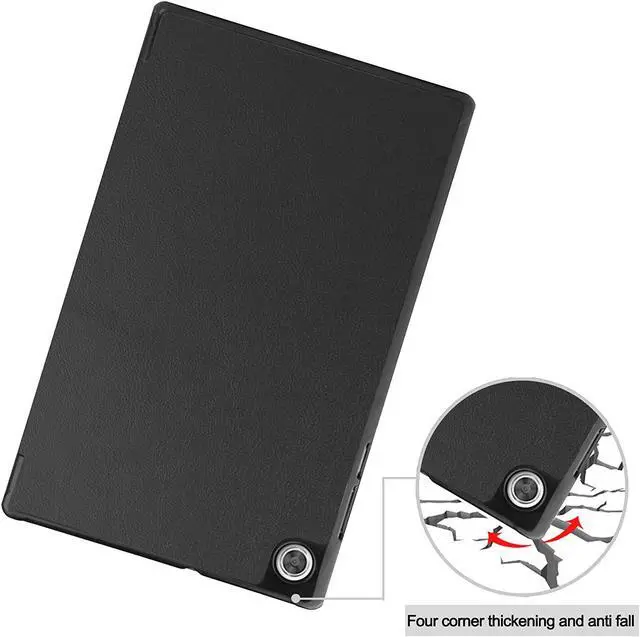 Alt view image 4 of 7 - Case for Lenovo Tab M10 HD (2nd Gen) 10.1 2020 TB-X306F, Smart Case Trifold Stand Slim Fiit Lightweight Shockproof Case Cover for Lenovo Tab M10 HD (2nd Gen) 10.1 2020