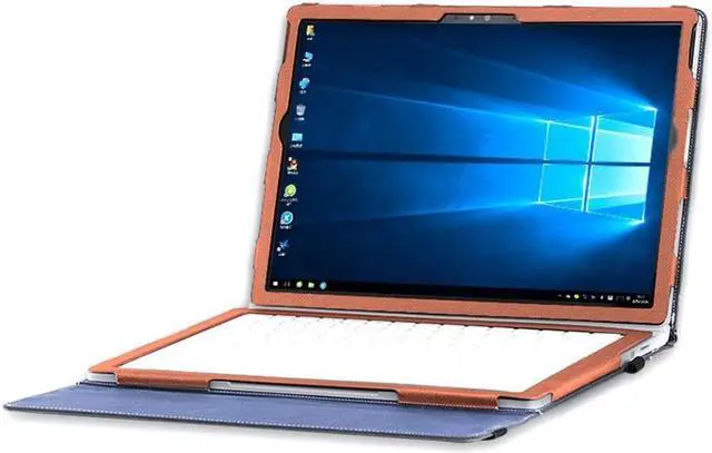 Alt view image 6 of 7 - Case for Microsoft Surface Book 3 / Book 2 15 inch PU Leather Detachable Protective Folio Cover with Pen Holder for 15 Inch Microsoft Surface Book 3 / 2