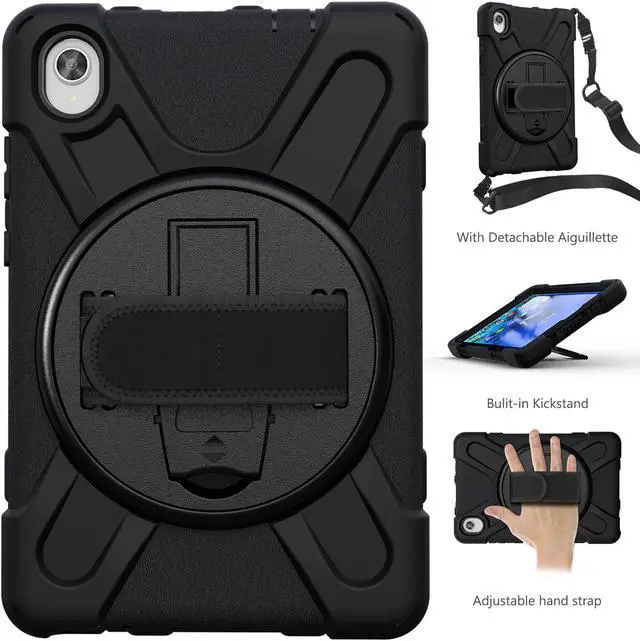 Alt view image 4 of 7 - Lenovo Tab M8 FHD Case 2020 Model TB-8705F / TB-8705N with Kickstand Hand Strap and Shoulder Strap Cover for Lenovo Tab M8 8.0 inch FHD 8.0 Inch Tablet