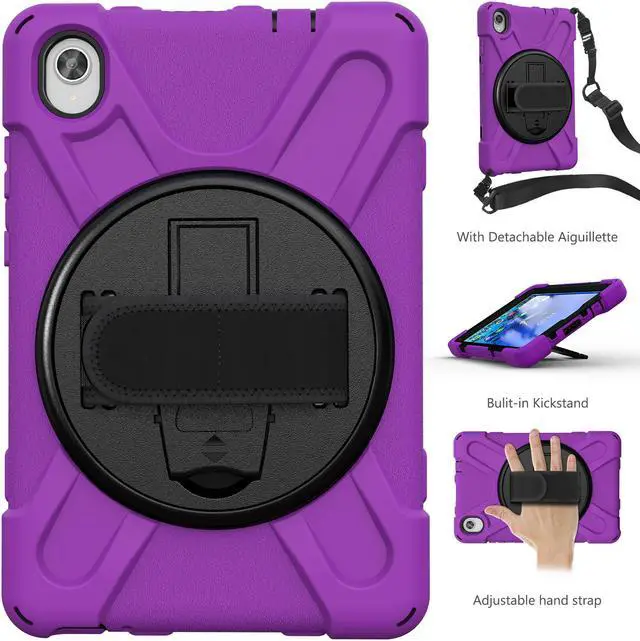 Alt view image 4 of 7 - Lenovo Tab M8 FHD Case 2020 Mdoel TB-8705F / TB-8705N with Kickstand Hand Strap and Shoulder Strap Cover for Lenovo Tab M8 8.0 inch FHD 8.0 Inch Tablet