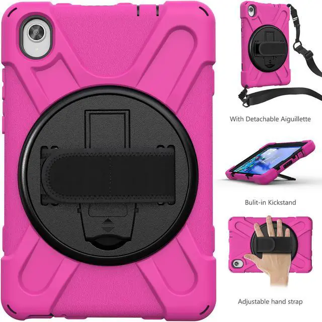 Alt view image 5 of 6 - Lenovo Tab M8 FHD Case 2020 Mdoel TB-8705F / TB-8705N with Kickstand Hand Strap and Shoulder Strap Cover for Lenovo Tab M8 8.0 inch FHD 8.0 Inch Tablet
