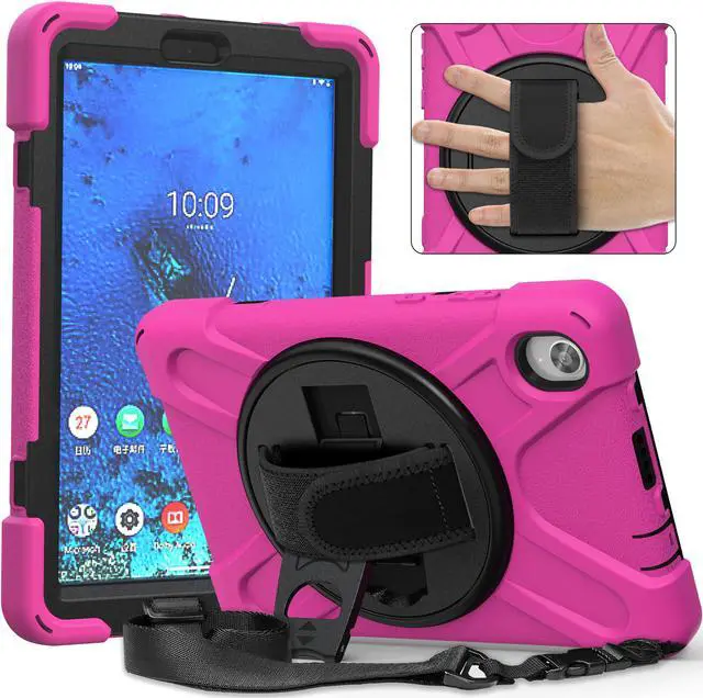 Alt view image 4 of 6 - Lenovo Tab M8 FHD Case 2020 Mdoel TB-8705F / TB-8705N with Kickstand Hand Strap and Shoulder Strap Cover for Lenovo Tab M8 8.0 inch FHD 8.0 Inch Tablet