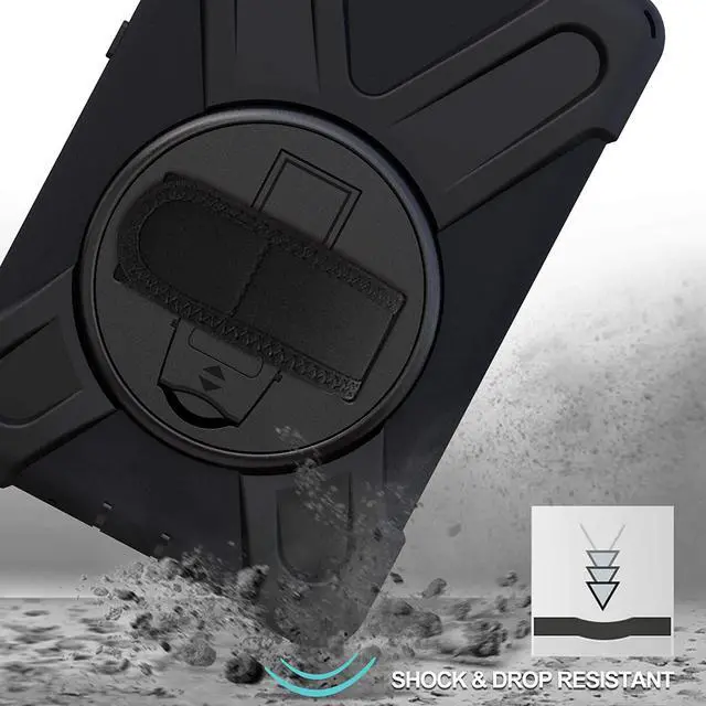 Alt view image 3 of 7 - Lenovo Tab M10 FHD Plus Case 10.3 Inch 2020 2nd Generation, Rugged Heavy Duty Shockproof Rotating Kickstand Protective Cover for Lenovo Tab M10 Plus Model TB-X606F TB-X606X 10.3" FHD Tablet 2020