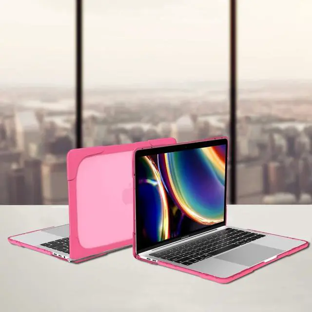 Alt view image 7 of 7 - MacBook Pro 13 Inch Case 2020 M1 A2338/ A2289/ A2251, Heavy Duty Slim Hard Shell Dual Layer Protective Cover with Fold Kickstand & Keyboard Cover for MacBook Pro New 13-inch Retina with Touch ID
