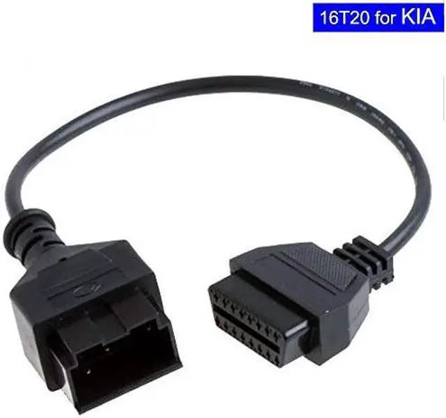 Alt view image 2 of 2 - OBD OBD2 Connector Diagnostic Adapter for Kia 16 pin to 20 pin Connector