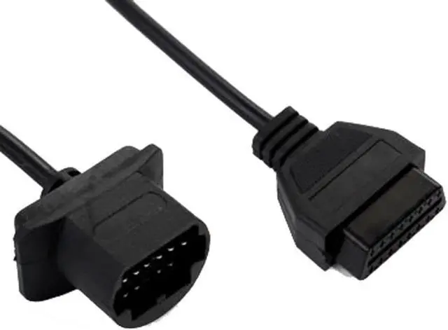 Alt view image 5 of 6 - OBD OBD2 Connector Diagnostic Adapter for Mazda 16 pin to 17 pin Adapter (Mazda-16T17)