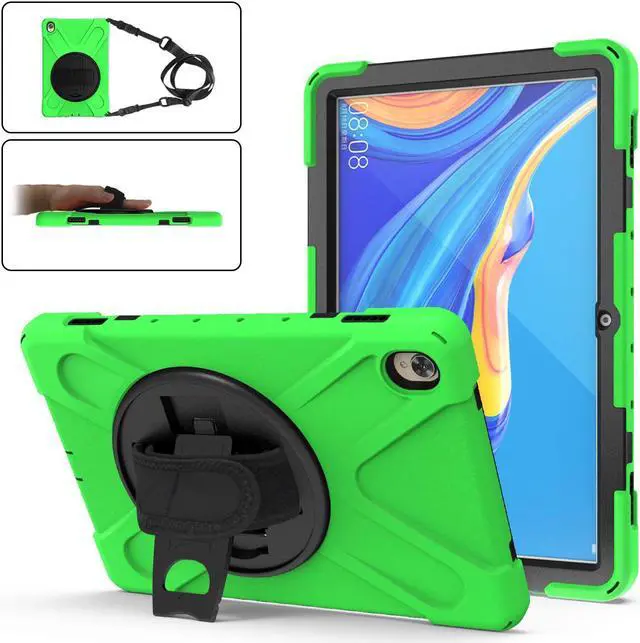 Main image of Case for Huawei MediaPad M5 10.8 / M5 Pro 10.8, Full Body Heavy Duty Shockproof Protective Cover with Stand, Handle Hand Strap & Shoulder Strap for MediaPad M5 / M5 Pro 10.8 inch 2018